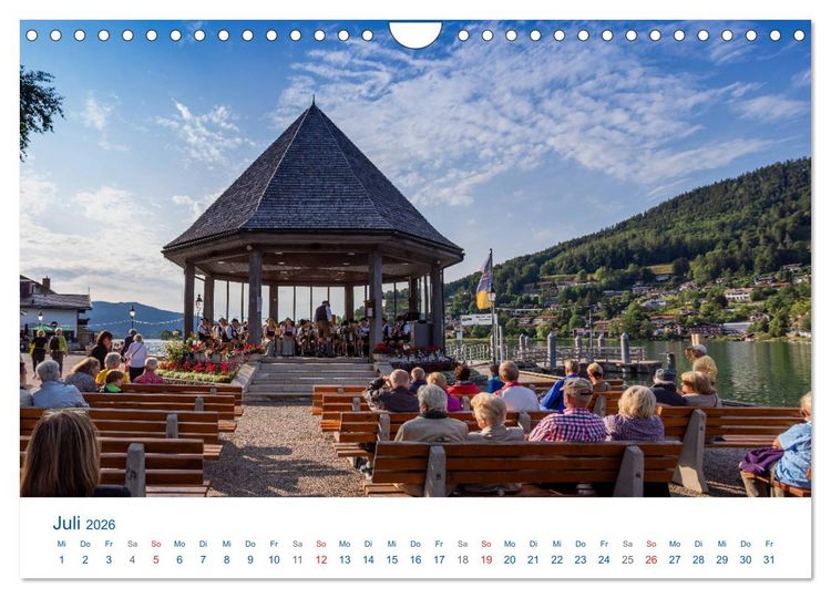 Produktbild: Sch&ouml;ner Tegernsee (Wandkalender 2026 DIN A4 quer), CALVENDO Monatskalender