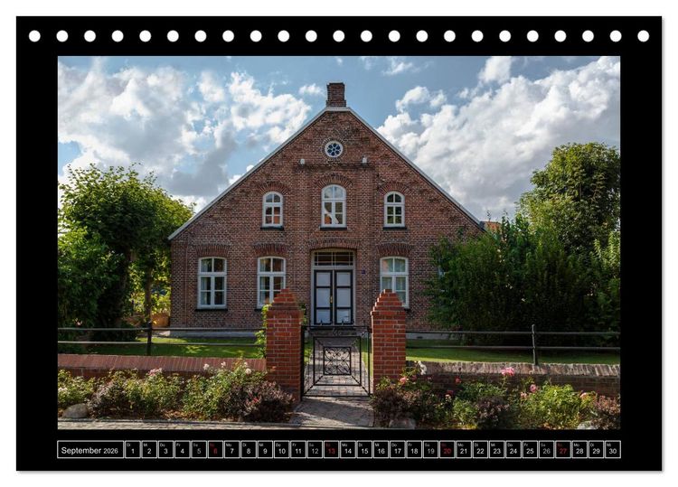 Produktbild: Rysum - Warfendorf in Ostfriesland (Tischkalender 2026 DIN A5 quer), CALVENDO Monatskalender