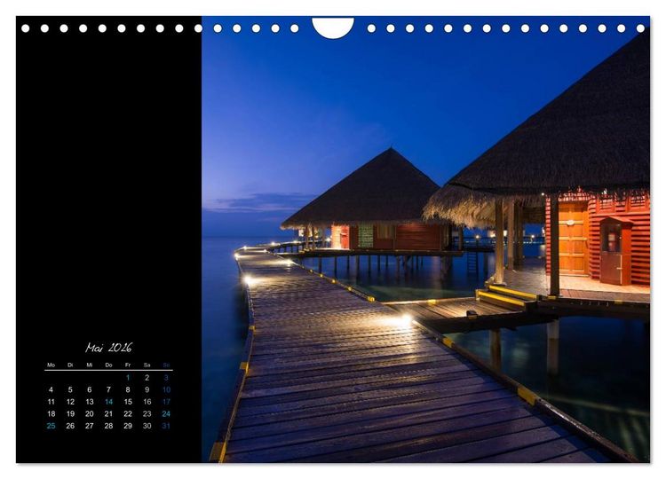 Produktbild: Malediven - dem Himmel so nah (Wandkalender 2026 DIN A4 quer), CALVENDO Monatskalender