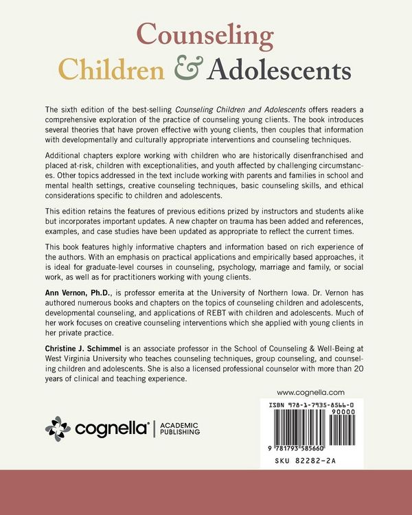 Produktbild: Counseling Children and Adolescents