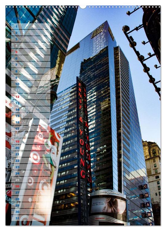 Produktbild: New York - Blickwinkel (Wandkalender 2026 DIN A2 hoch), CALVENDO Monatskalender