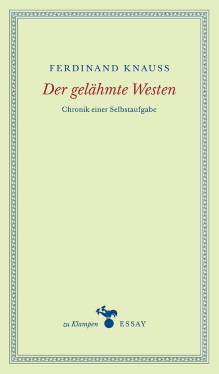 Produktbild: Der gel&auml;hmte Westen