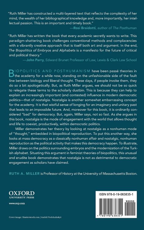 Produktbild: The Biopolitics of Embryos and Alphabets