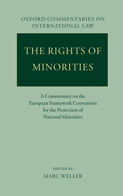 Produktbild: The Rights of Minorities in Europe
