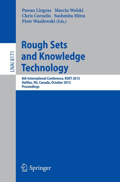 Produktbild: Rough Sets and Knowledge Technology