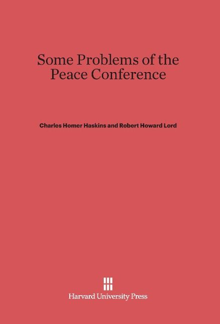 Produktbild: Some Problems of the Peace Conference