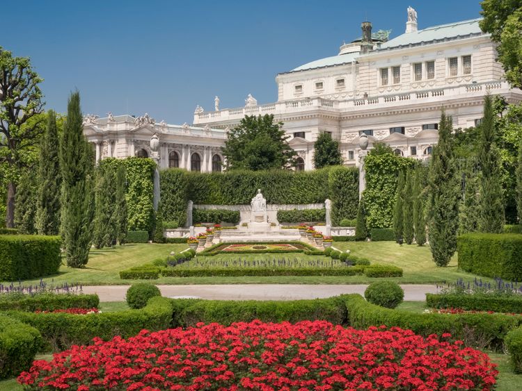 Produktbild: CALVENDO Puzzle Volksgarten und Burgtheater | 1000 Teile Lege-Gr&ouml;&szlig;e 64x48cm Foto-Puzzle f&uuml;r gl&uuml;ckliche Stunden