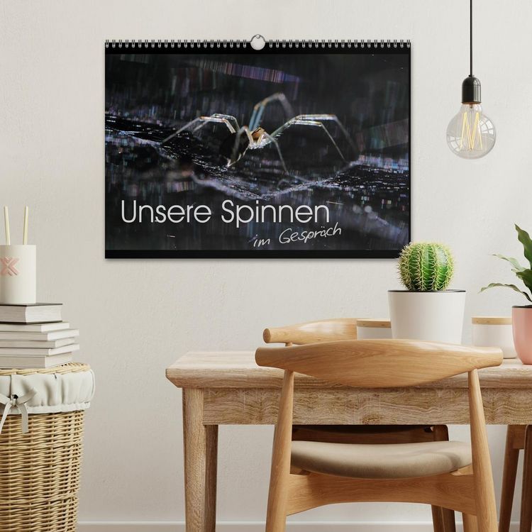 Produktbild: Unsere Spinnen - im Gespr&auml;ch (Wandkalender 2026 DIN A3 quer), CALVENDO Monatskalender