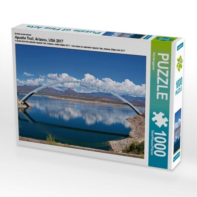 Produktbild: CALVENDO Puzzle Ein Motiv aus dem Kalender Apache Trail, Arizona, USA 2017 | 1000 Teile Lege-Gr&ouml;&szlig;e 64x48cm Foto-Puzzle f&uuml;r gl&uuml;ckliche Stunden