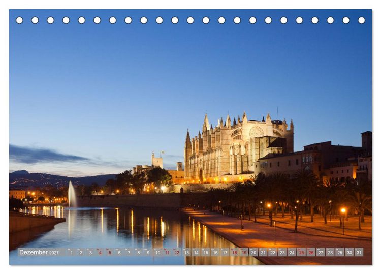 Produktbild: Balearen - Mallorca, Menorca, Ibiza und Formentera (Tischkalender 2027 DIN A5 quer), CALVENDO Monatskalender