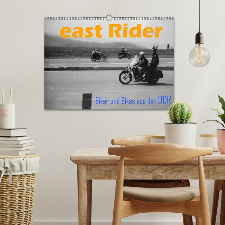 Produktbild: east Rider - Biker und Bikes aus der DDR (Wandkalender 2026 DIN A3 quer), CALVENDO Monatskalender