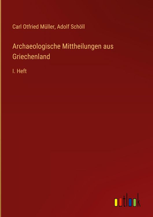 Produktbild: Archaeologische Mittheilungen aus Griechenland