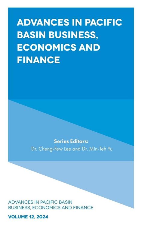 Produktbild: Advances in Pacific Basin Business, Economics and Finance
