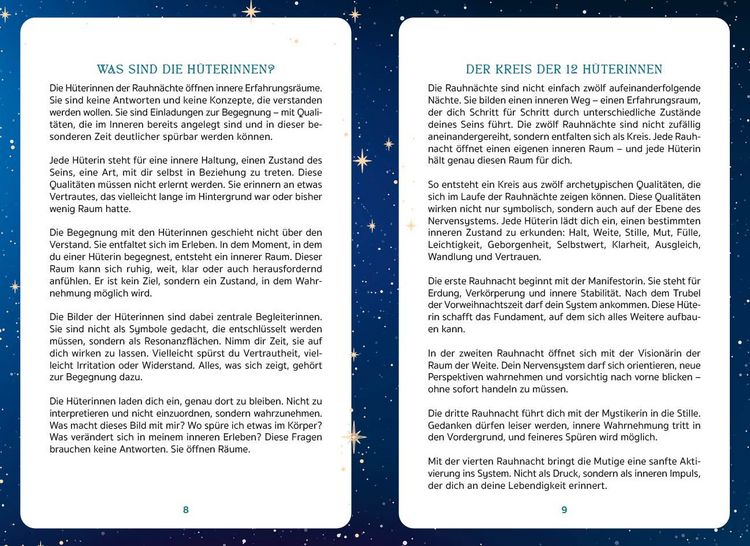 Produktbild: Kartenset: H&uuml;terinnen der Rauhn&auml;chte | mit Ritualen, Affirmationen und Videomeditationen