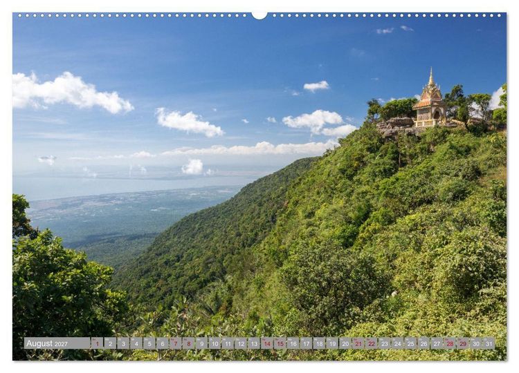 Produktbild: KAMBODSCHA - Im Reich der Khmer (Wandkalender 2027 DIN A2 quer), CALVENDO Monatskalender