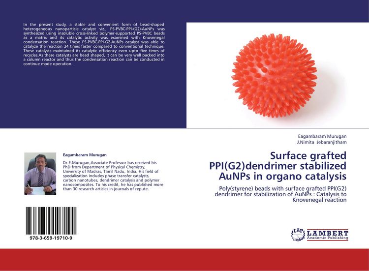Produktbild: Surface grafted PPI(G2)dendrimer stabilized AuNPs in organo catalysis