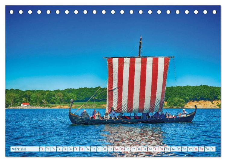 Produktbild: Flensburg Fjord (Tischkalender 2026 DIN A5 quer), CALVENDO Monatskalender