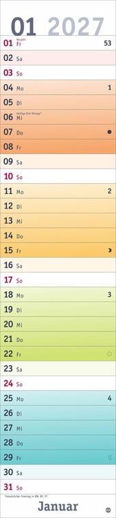 Produktbild: Bunte Wochen Langplaner 2027