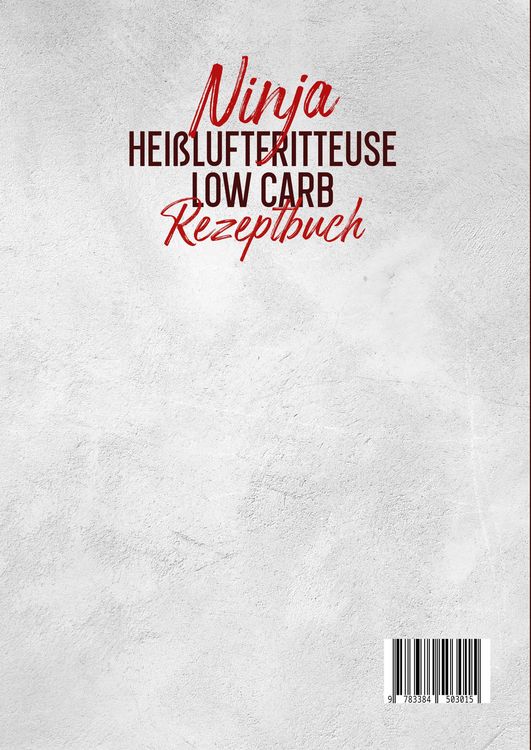 Produktbild: Ninja Hei&szlig;luftfritteuse Low Carb Rezeptbuch