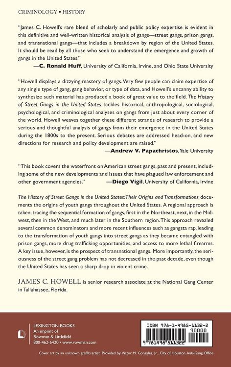 Produktbild: Howell, J: History of Street Gangs in the United States
