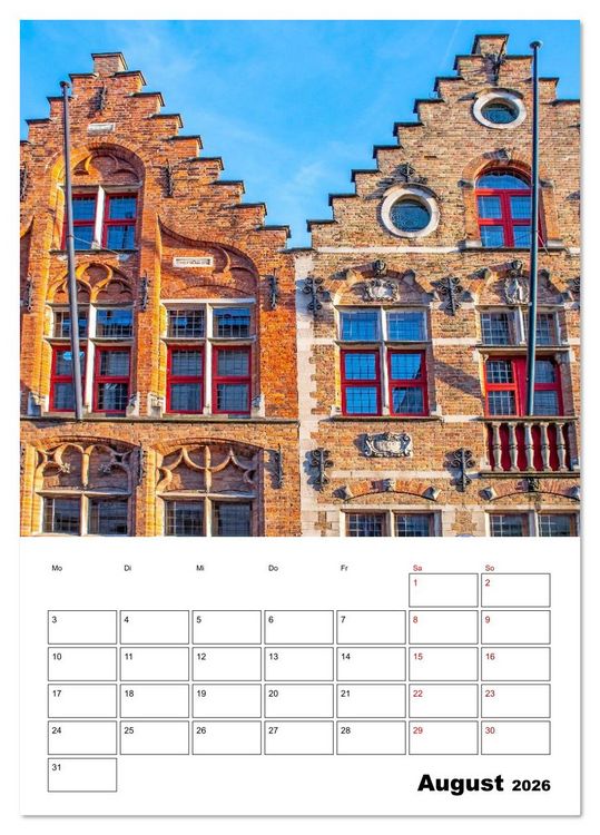 Produktbild: Br&uuml;gge - Reiseplaner (Tischkalender 2026 DIN A5 hoch), CALVENDO Monatskalender