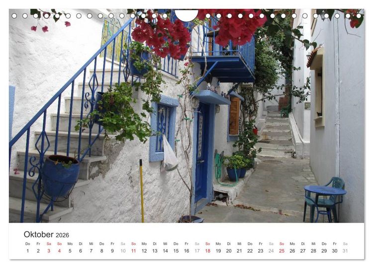 Produktbild: Sporadeninsel Skiathos (Wandkalender 2026 DIN A4 quer), CALVENDO Monatskalender