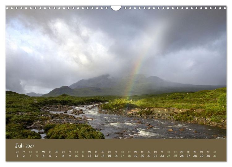 Produktbild: Schottland - Reise durch die Highlands und zur Isle of Skye (Wandkalender 2027 DIN A3 quer), CALVENDO Monatskalender