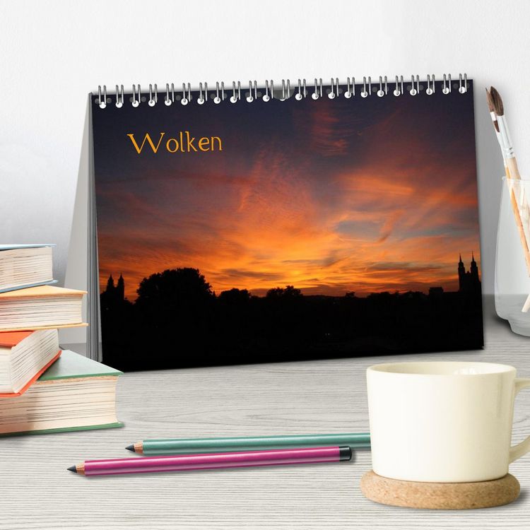 Produktbild: Wolken (Tischkalender 2026 DIN A5 quer), CALVENDO Monatskalender