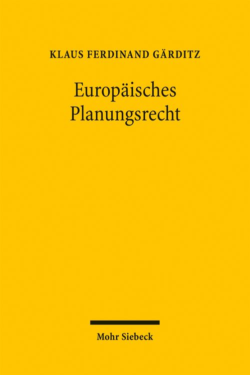 Produktbild: Europ&auml;isches Planungsrecht