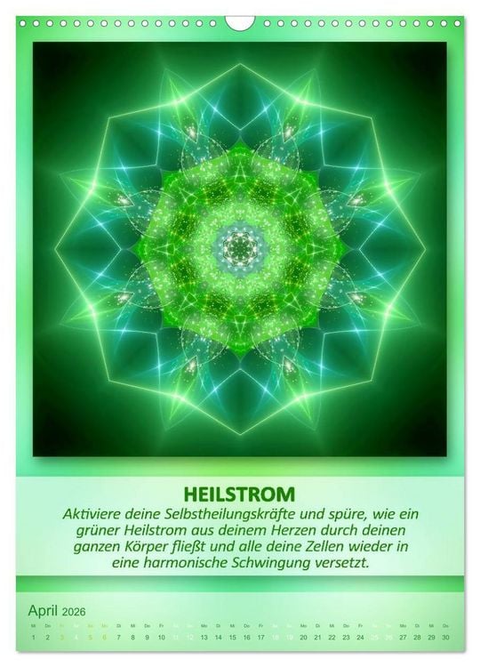 Produktbild: Light Energy Mandalas - Kalender - Vol. 1 (Wandkalender 2026 DIN A3 hoch), CALVENDO Monatskalender