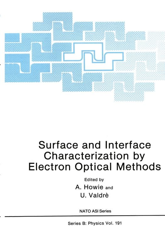 Produktbild: Surface and Interface Characterization by Electron Optical Methods
