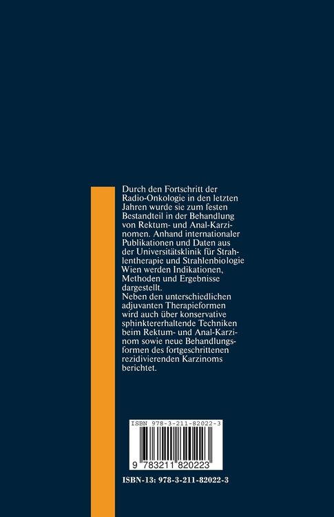 Produktbild: Radio-Onkologie beim Rektum- und Anal-Karzinom