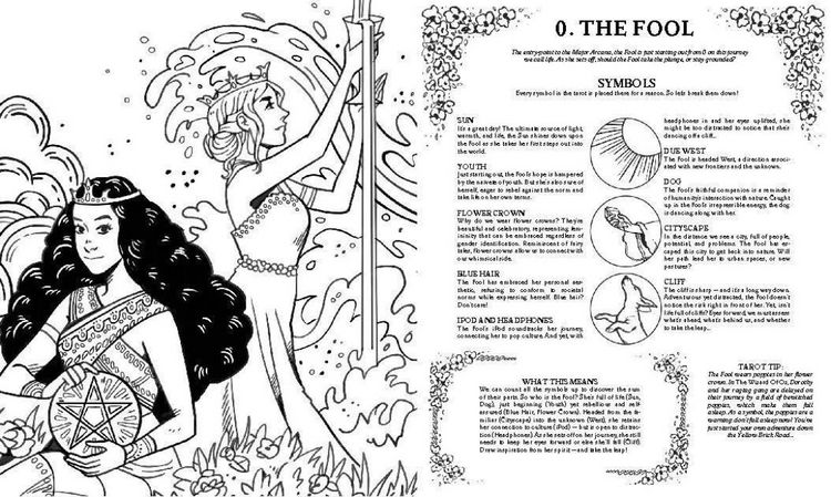 Produktbild: Modern Witch Tarot Coloring Book