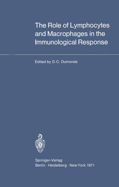 Produktbild: The Role of Lymphocytes and Macrophages in the Immunological Response