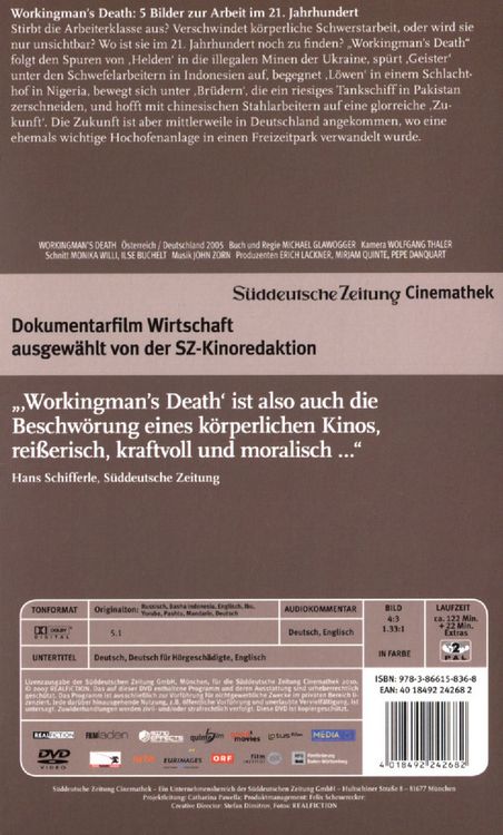 Produktbild: Workingman's Death - SZ-Cinemathek
