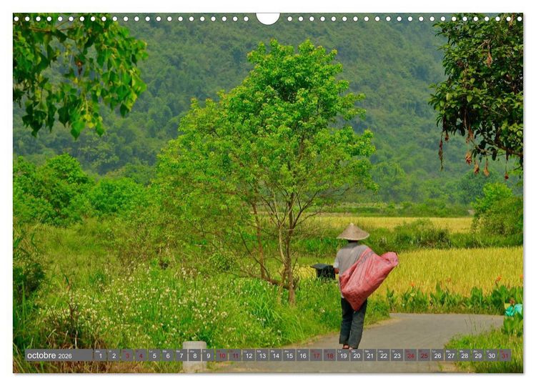 Produktbild: RIVI&Egrave;RE YULONG (Calendrier mural 2026 DIN A3 vertical), CALVENDO calendrier mensuel