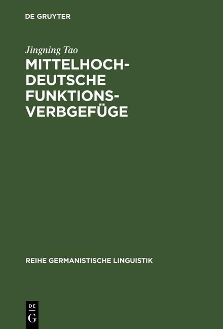 Produktbild: Mittelhochdeutsche Funktionsverbgef&uuml;ge