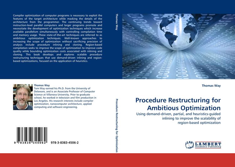 Produktbild: Procedure Restructuring for Ambitious Optimization
