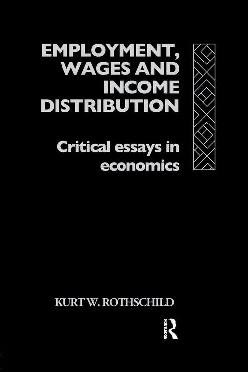 Produktbild: Employment, Wages and Income Distribution