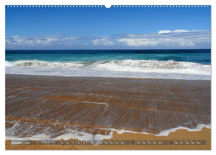 Produktbild: The Paradise of Hawaii (High Quality Premium Wall Calendar 2026 DIN A2 landscape),CALVENDO 12 Month Wall Calendar