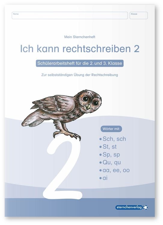 Produktbild: Ich kann rechtschreiben 2. Schüler-Arbeitsheft für die 2. und 3. Klasse