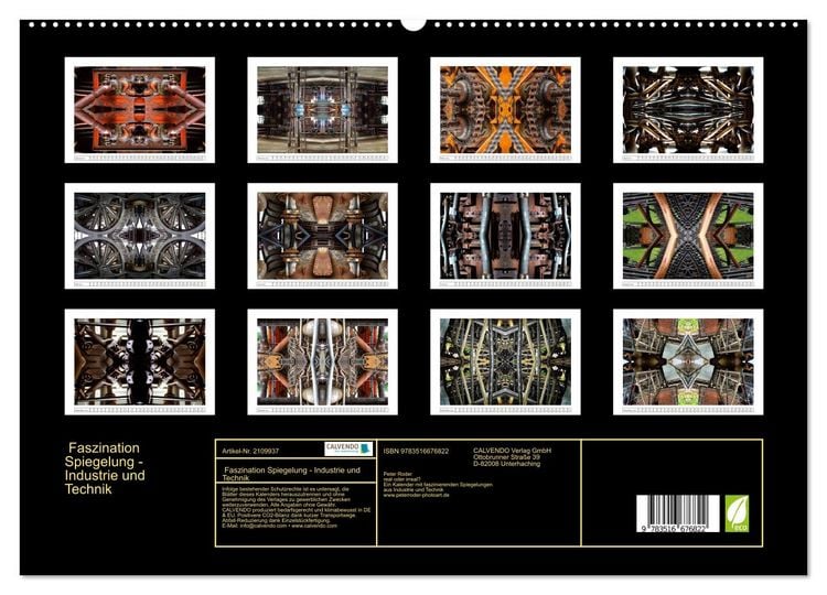 Produktbild: Faszination Spiegelung - Industrie und Technik (hochwertiger Premium Wandkalender 2026 DIN A2 quer), Kunstdruck in Hochglanz