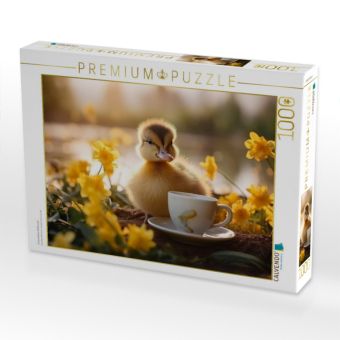 Produktbild: CALVENDO Puzzle Entenk&uuml;ken Kaffeezeit | 1000 Teile Lege-Gr&ouml;&szlig;e 64x48cm Foto-Puzzle f&uuml;r gl&uuml;ckliche Stunden