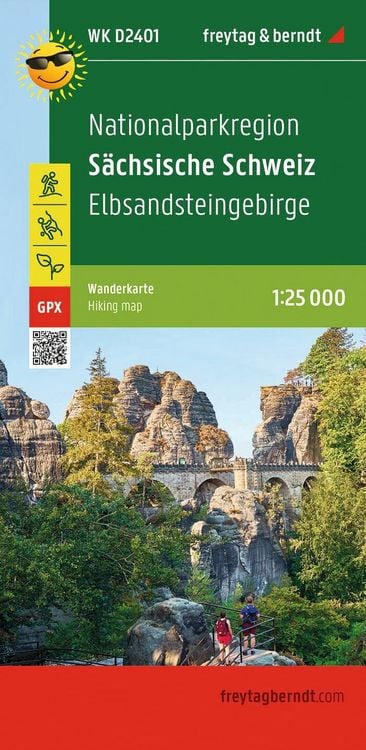 Produktbild: Freytag & berndt Wanderkarte WKD 2401 Nationalparkregion S&auml;chsische Schweiz, Elbsandsteingebirge 1:25.000