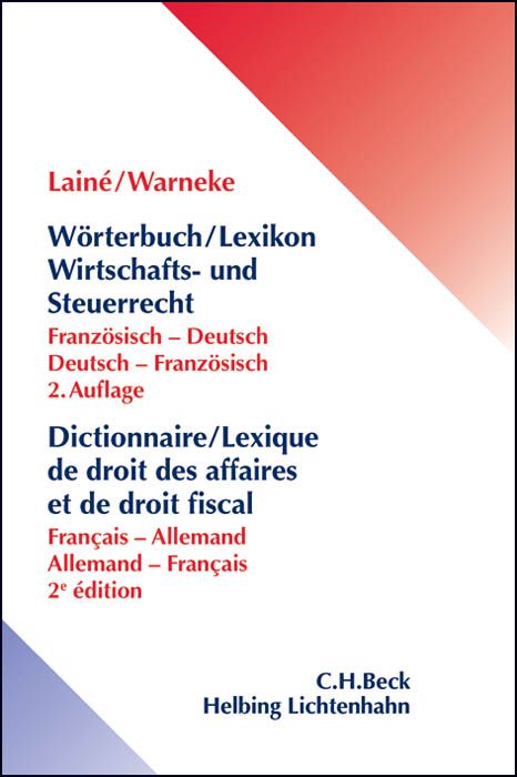 Produktbild: W&ouml;rterbuch / Lexikon Wirtschafts- und Steuerrecht