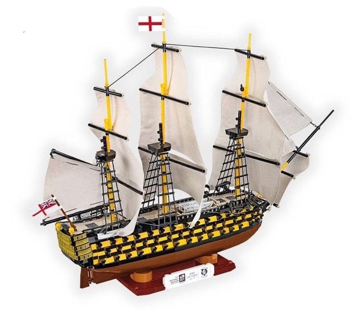 Produktbild: COBI Historical Collection 20096 - HMS VICTORY, Bausatz 1:144, 2517 Klemmbausteine