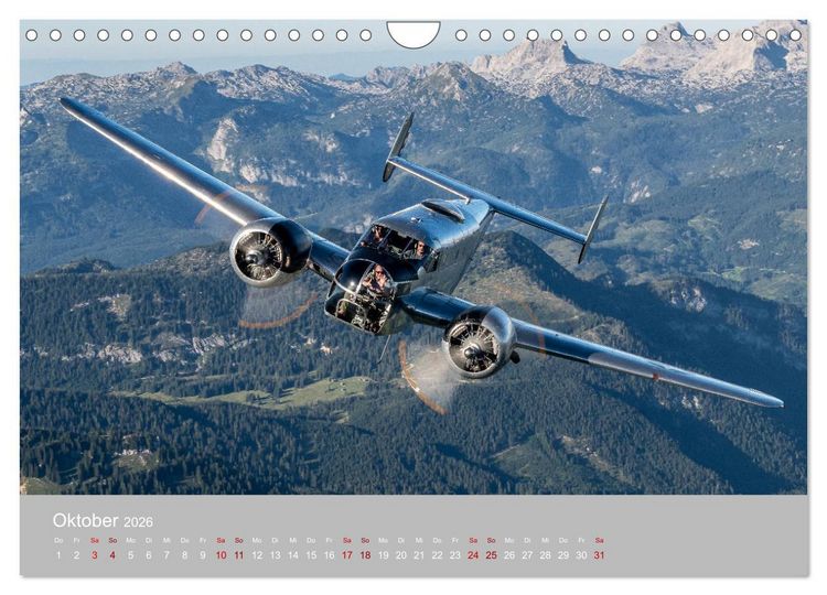 Produktbild: Fliegende Legenden - Warbirds (Wandkalender 2026 DIN A4 quer), CALVENDO Monatskalender
