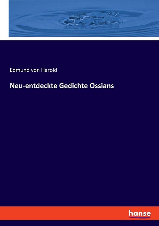 Produktbild: Neu-entdeckte Gedichte Ossians