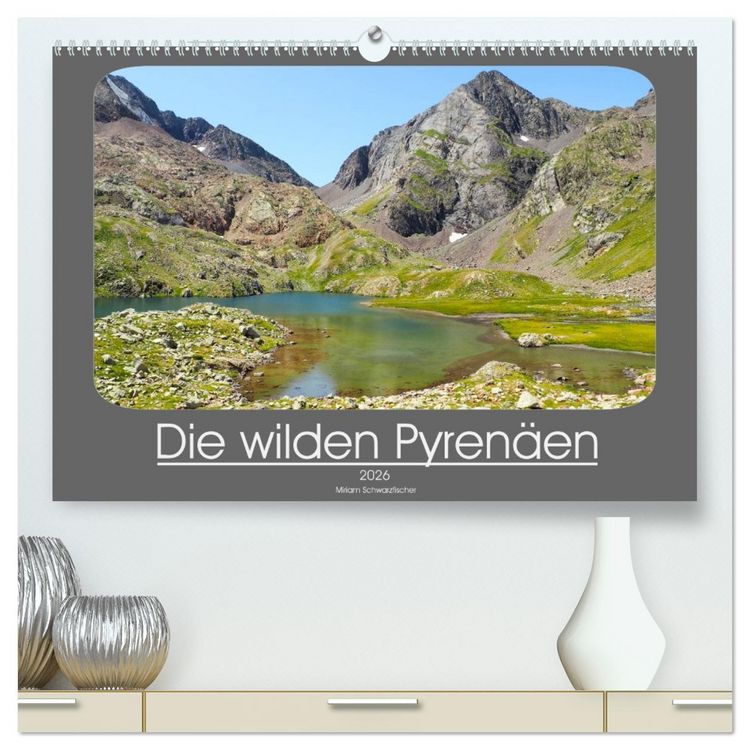 Produktbild: Die wilden Pyren&auml;en (hochwertiger Premium Wandkalender 2026 DIN A2 quer), Kunstdruck in Hochglanz