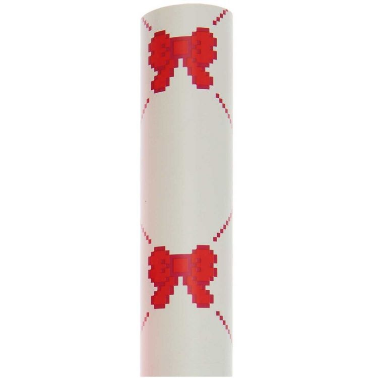 Produktbild: Geschenkpapier Pixel Schleifen, Creme,
